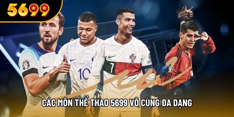 Các môn thể thao 5699 vô cùng đa dạng